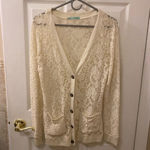 Maurice’s button-down cardigan
